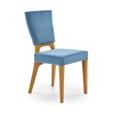 WENANTY CHAIR, OAK HONEY / BLUE